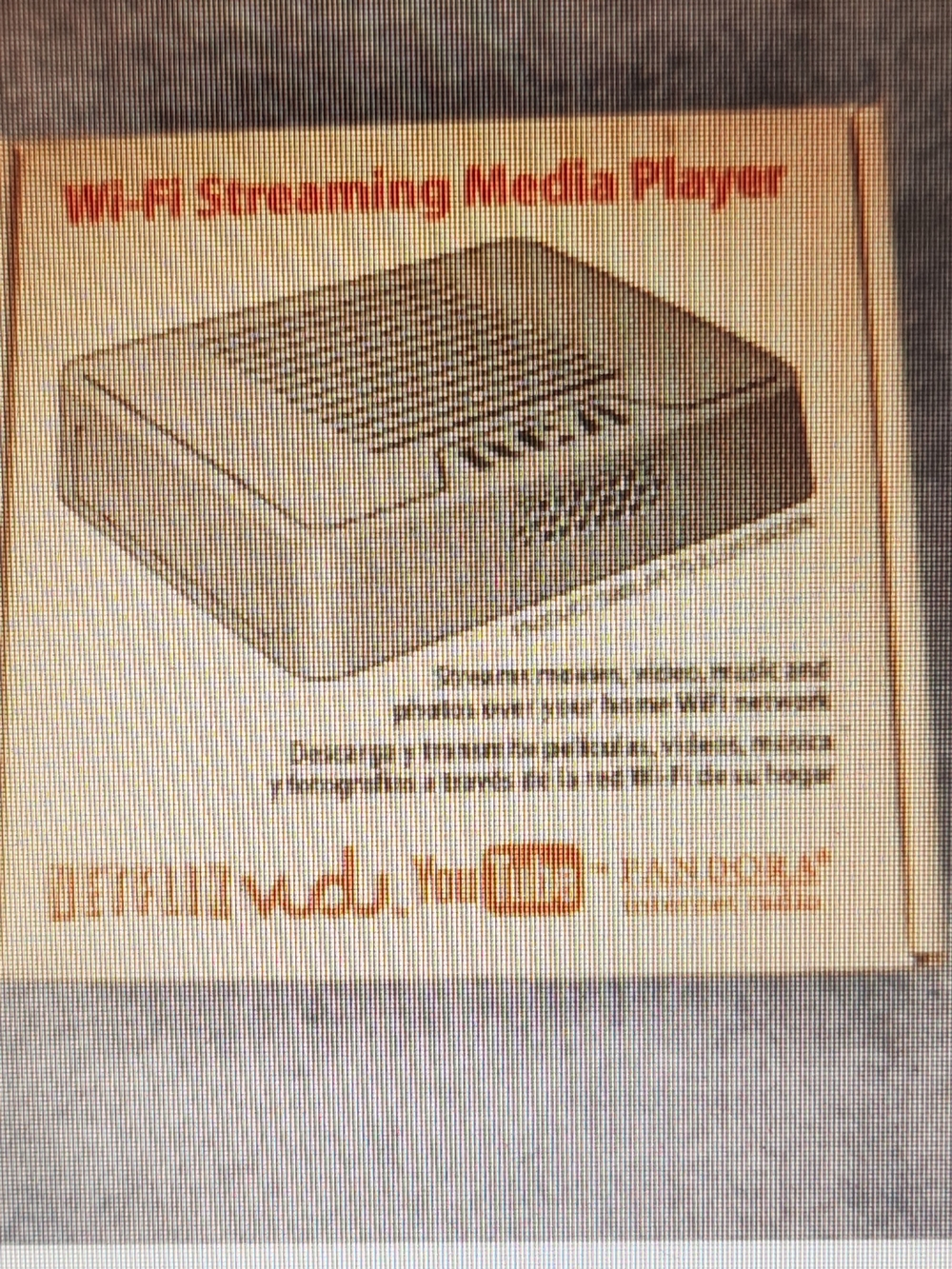 Wi‑Fi Streaming Media Player - White NEW IN BOX!!!
